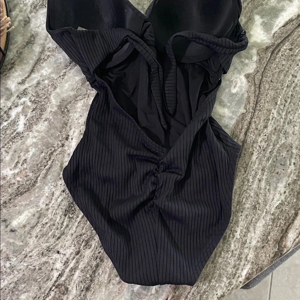 Vince Camuto Black One Piece Swimsuit